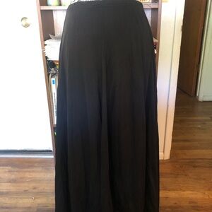 Elegant Black Long Skirt